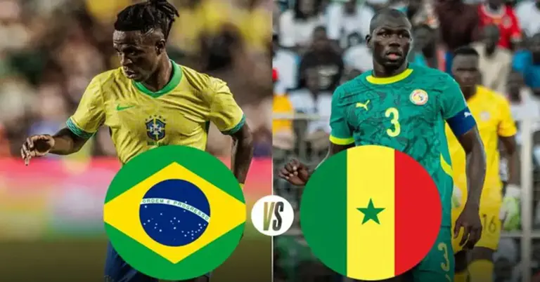 ব্রাজিল ও সেনেগাল ফুটবল দল